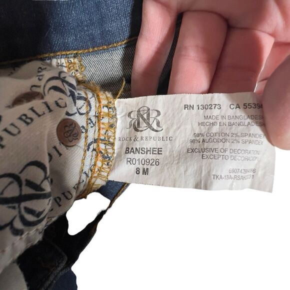 Rock & Republic Banshee Jeans Size 8 - Picture 9 of 15